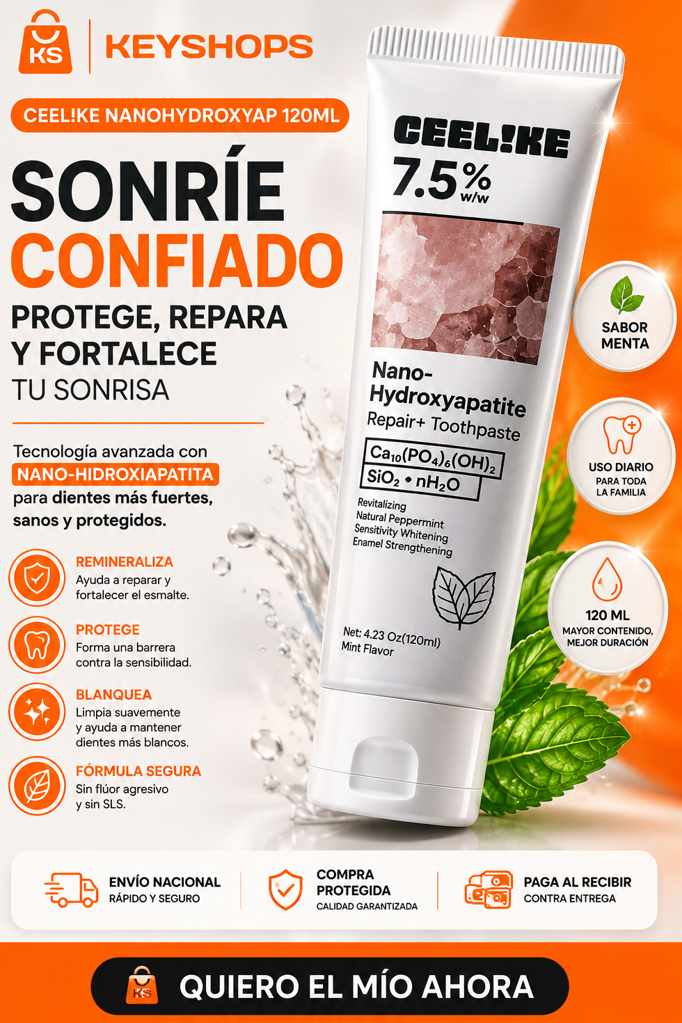 NanoSmile: Protege tu esmalte, disfruta tu sonrisa.