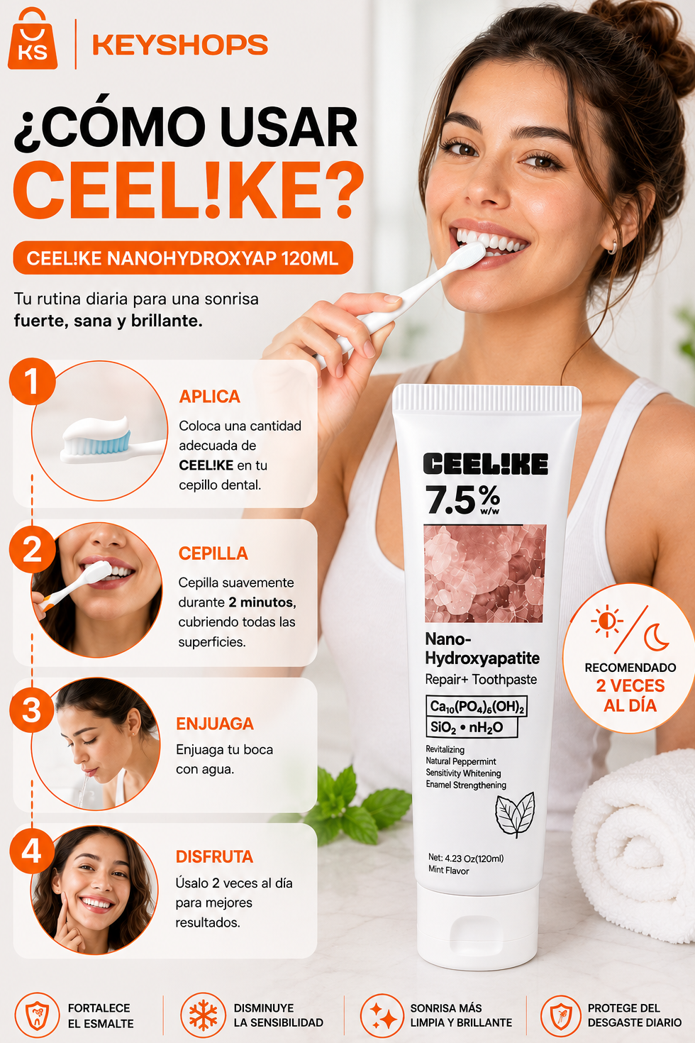 NanoSmile: Protege tu esmalte, disfruta tu sonrisa.